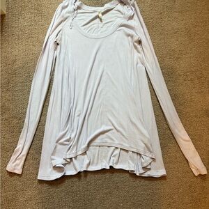 Free People Light Lavendar Long Sleeve Top